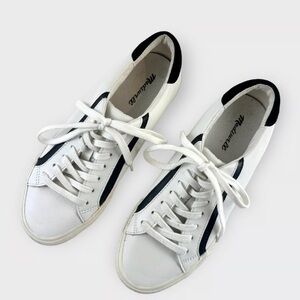 Madewell Women’s White and Black Sneakers